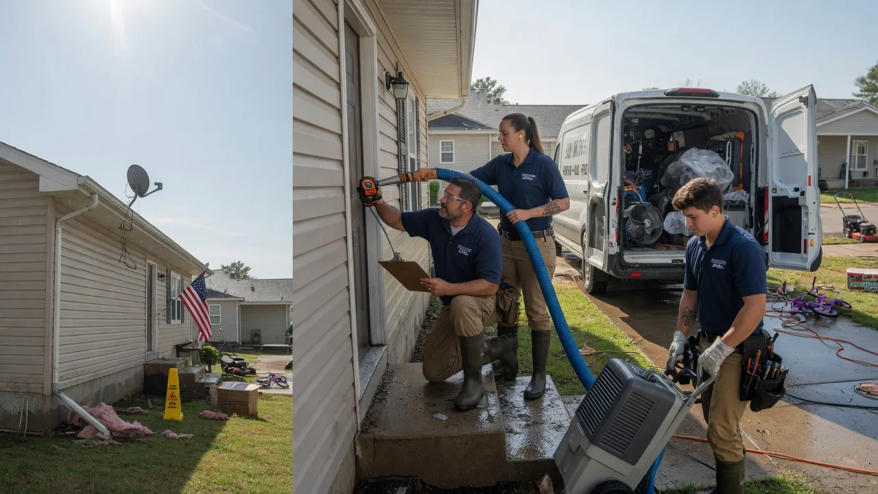 Ceiling Water Damage Restoration in Grandfalls, TX near me